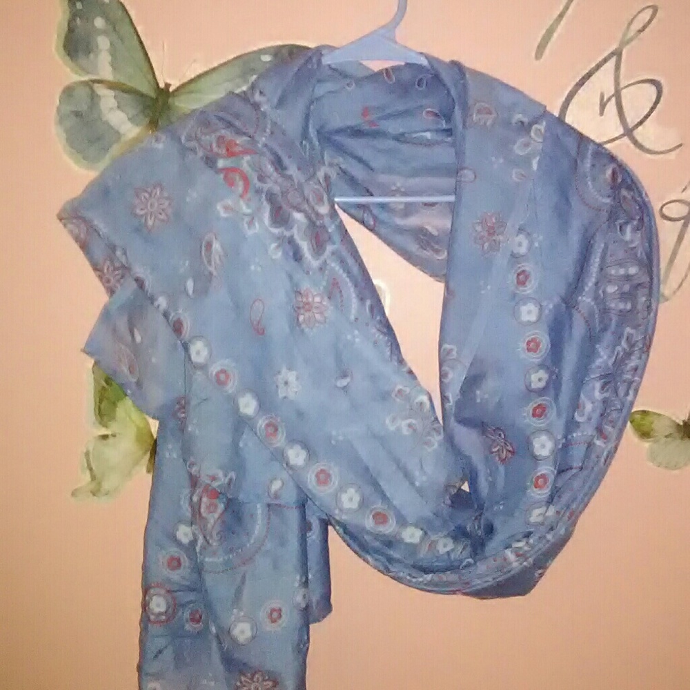 Blue and Red Xtra Large Scarf
